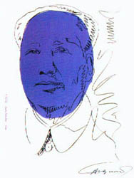Mao 1974, 
door Andy Warhol